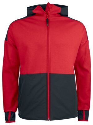 3120 SWEATHSIRT BI MATIERE CAPUCHE CONTRASTEE