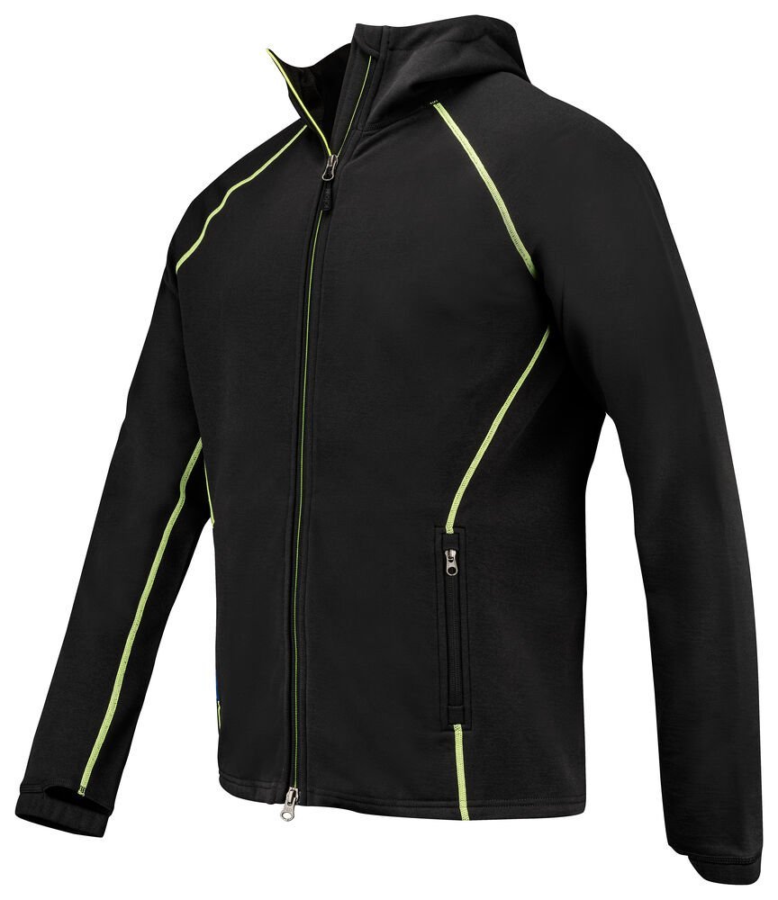 3314 SWEATSHIRT TECHNIQUE FULL ZIP CAPUCHE – Image 5