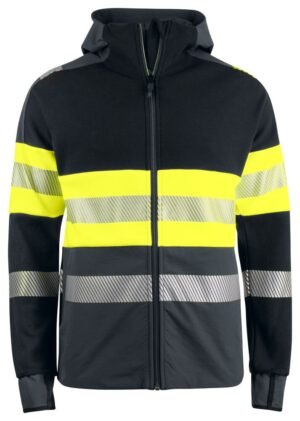 6122 SWEATSHIRT FULL ZIP CAPUCHE EN ISO 20471 CLASSE 1