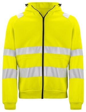 6132 SWEATSHIRT FULL ZIP CAPUCHE - EN ISO 20471 CLASSE 3