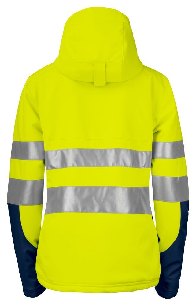 6424 PARKA SOFTSHELL DOUBLEE FEMME - EN ISO 20471 CLASSE 3/2 – Image 3
