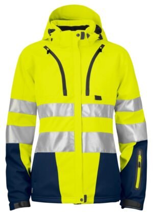 6424 PARKA SOFTSHELL DOUBLEE FEMME - EN ISO 20471 CLASSE 3/2