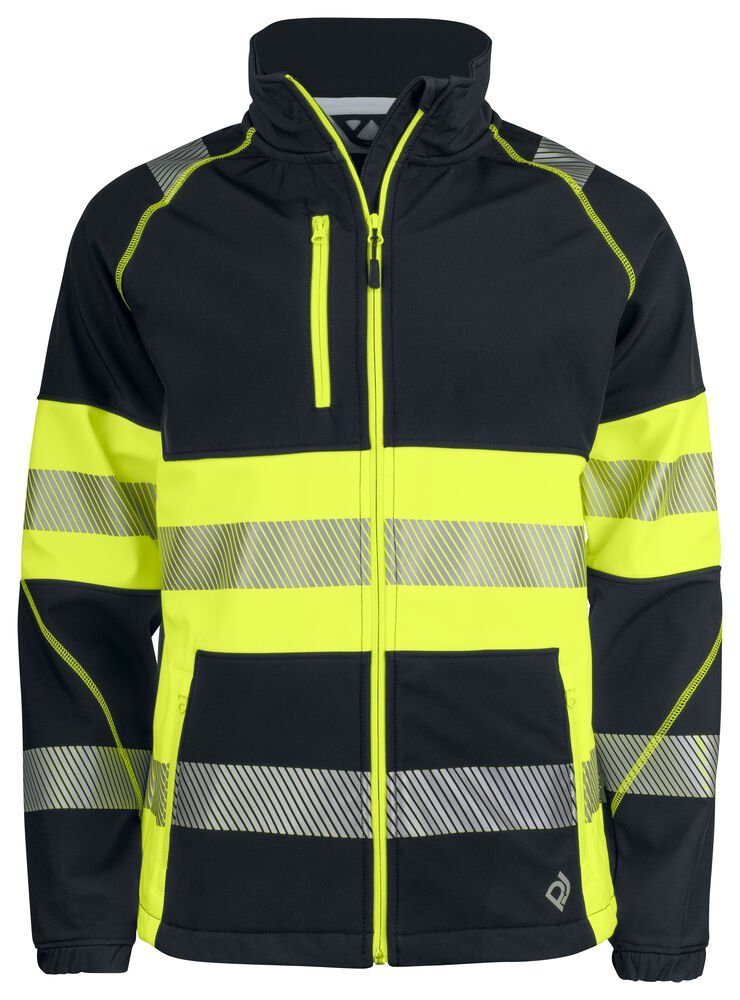6443 SOFTSHELL DEPERLANTE - EN ISO 20471 CLASSE 1
