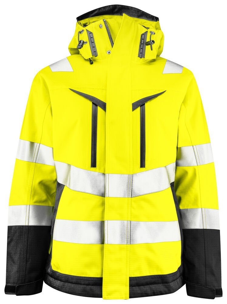 6449 PARKA SOFTSHELL POLYCOTON DOUBLEE FEMME - EN ISO 20471 CLASSE 3/2