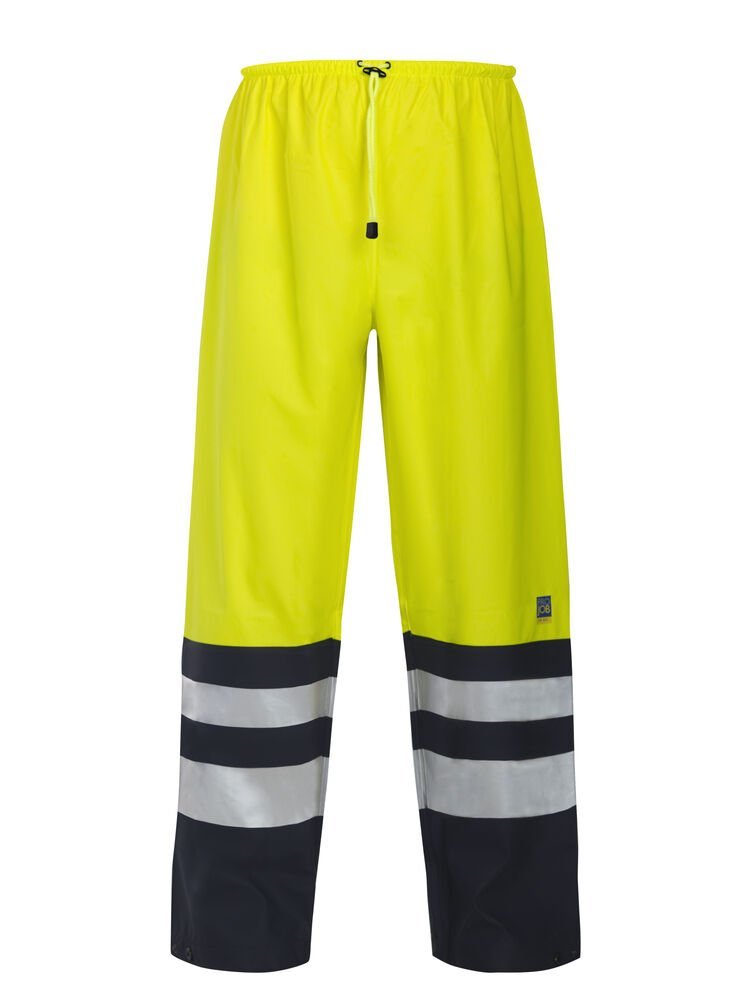 6504 PANTALON DE PLUIE - EN ISO 20471 CLASSE 2 EN 343 3/1