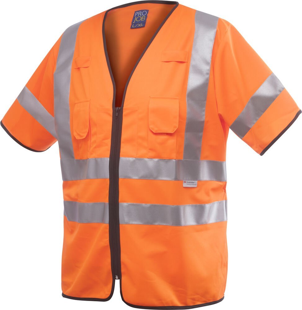 6707 GILET PRIO ZIPPE - EN ISO 20471 CLASSE 3 – Image 2