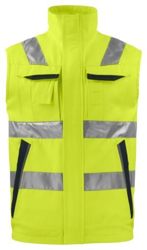 6711 BODYWARMER MULTIPOCHES - EN ISO 20471 CLASSE 2