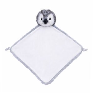 Doudou Plat Manchot Pingi – Le Réconfort de la Banquise à Personnaliser