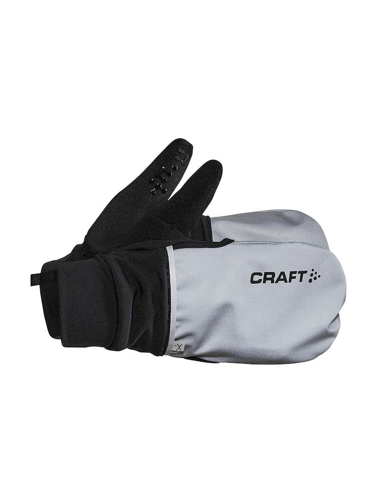 Gant ADV Hybrid Weather Glove Craft silver-black