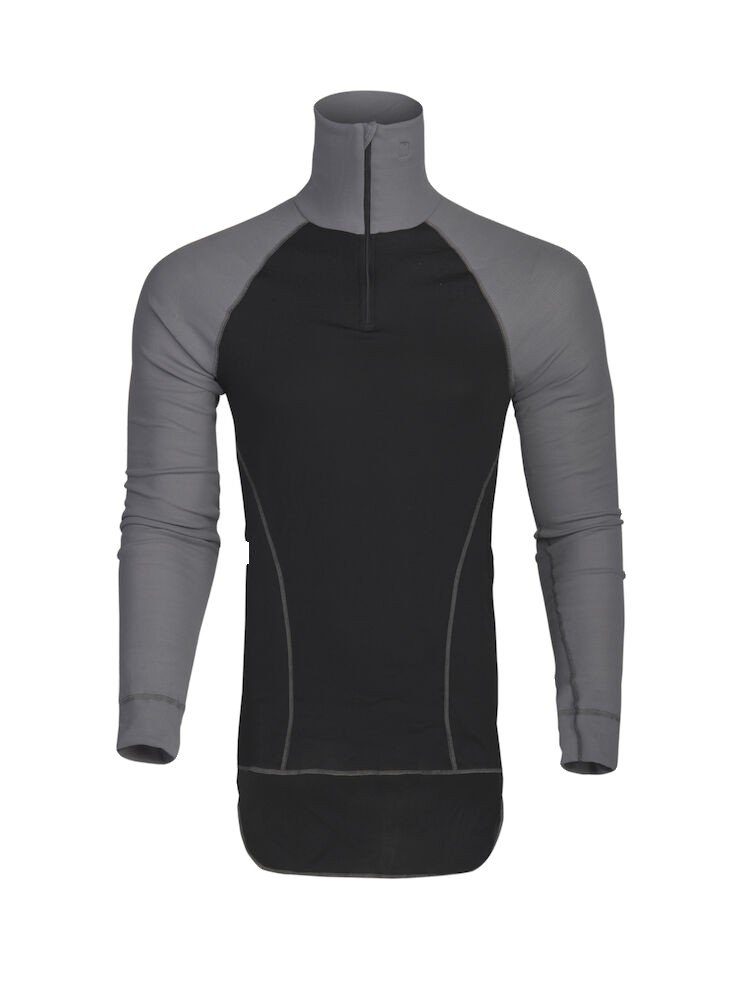Sous-vêtement 3103 SOUS VETEMENT THERMO REGULATEUR COL ZIP Projob noir
