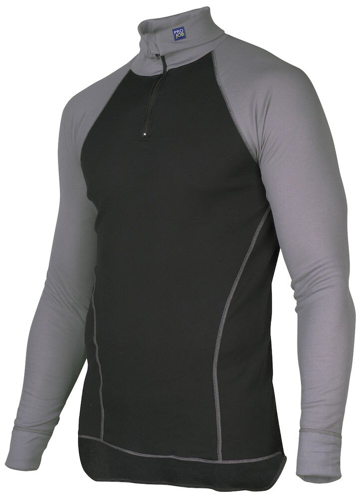 Sous-vêtement 3103 SOUS VETEMENT THERMO REGULATEUR COL ZIP Projob noir - vue 2