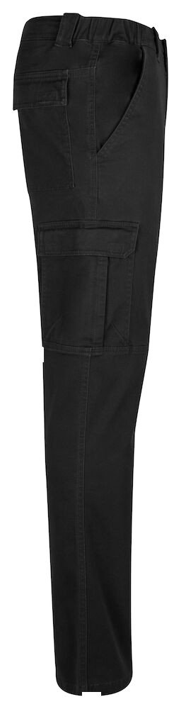 Pantalon Cargo Pocket Stretch Clique noir - vue 2