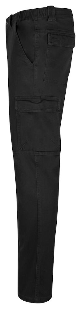 Pantalon Cargo Pocket Stretch Clique noir - vue 3