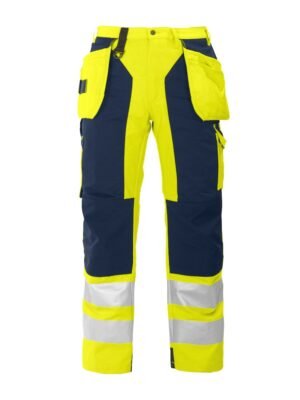 Pantalon 6506 PANTALON POLYCOTON - EN ISO 20471 CLASSE 2 Projob jaune citron