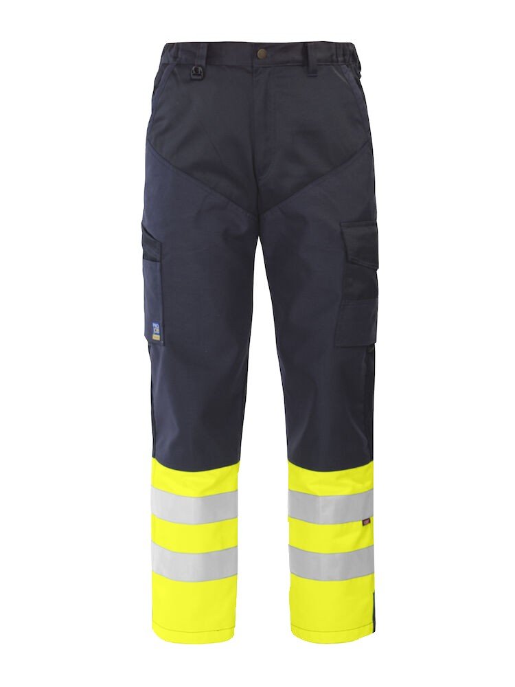 Pantalon 6507 PANTALON STRETCH - EN ISO 20471 CLASSE 1 Projob jaune citron