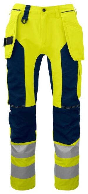 Pantalon 6513 PANTALON POLYCOTON - EN ISO 20471 CLASSE 2/1 Projob jaune citron