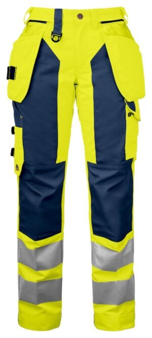 Pantalon 6519 PANTALON POLYCOTON FEMME - EN ISO 20471 CLASSE 2 Projob jaune citron