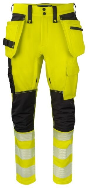 Pantalon 6527 PANTALON TECHNIQUE 37,5° EN ISO 20471 CLASSE 2 Projob jaune fluo