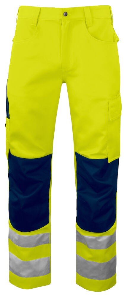 Pantalon 6532 PANTALON POLYCOTON PRIO - EN ISO 20471 CLASSE 2 Projob jaune citron