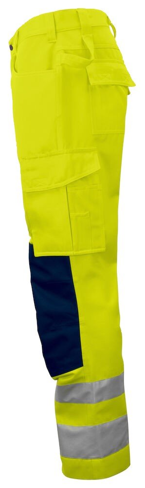 Pantalon 6532 PANTALON POLYCOTON PRIO - EN ISO 20471 CLASSE 2 Projob jaune citron - vue 2