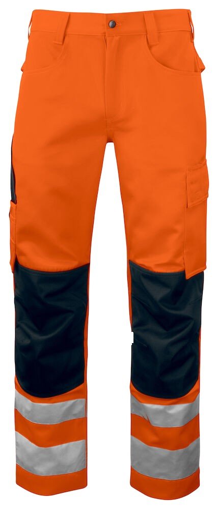 Pantalon 6532 PANTALON POLYCOTON PRIO - EN ISO 20471 CLASSE 2 Projob orange/noir