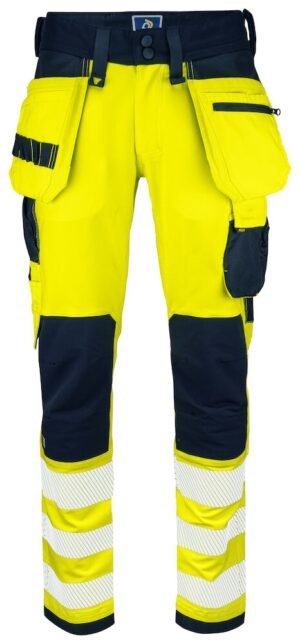 Short 6573 PANTALON STRETCH - EN ISO 20471 CLASSE 2/1 Projob jaune citron
