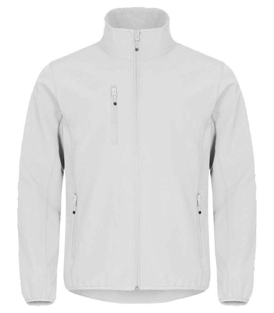 Manteaux Classic Softshell Jacket Clique blanc