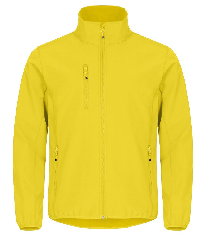 Manteaux Classic Softshell Jacket Clique jaune citron
