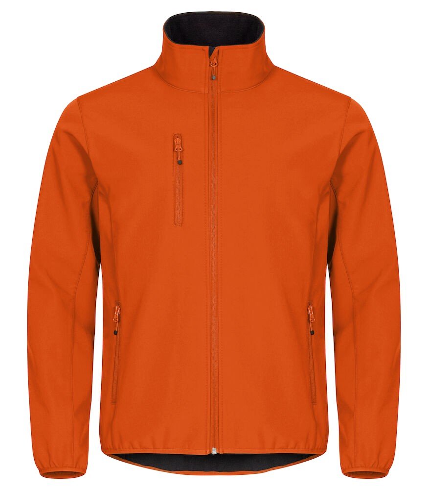 Manteaux Classic Softshell Jacket Clique orange