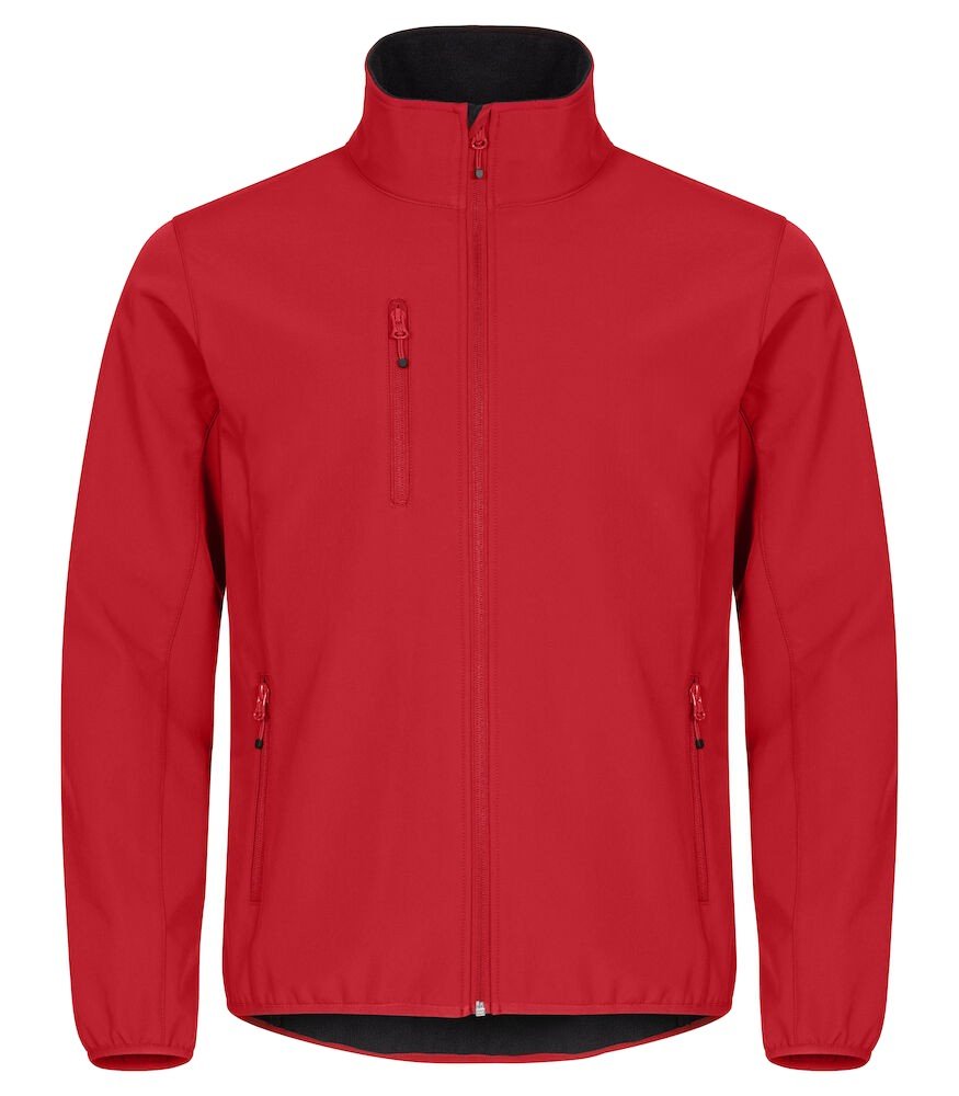 Manteaux Classic Softshell Jacket Clique rouge