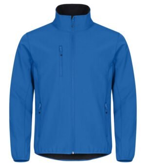 Manteaux Classic Softshell Jacket Clique bleu royal