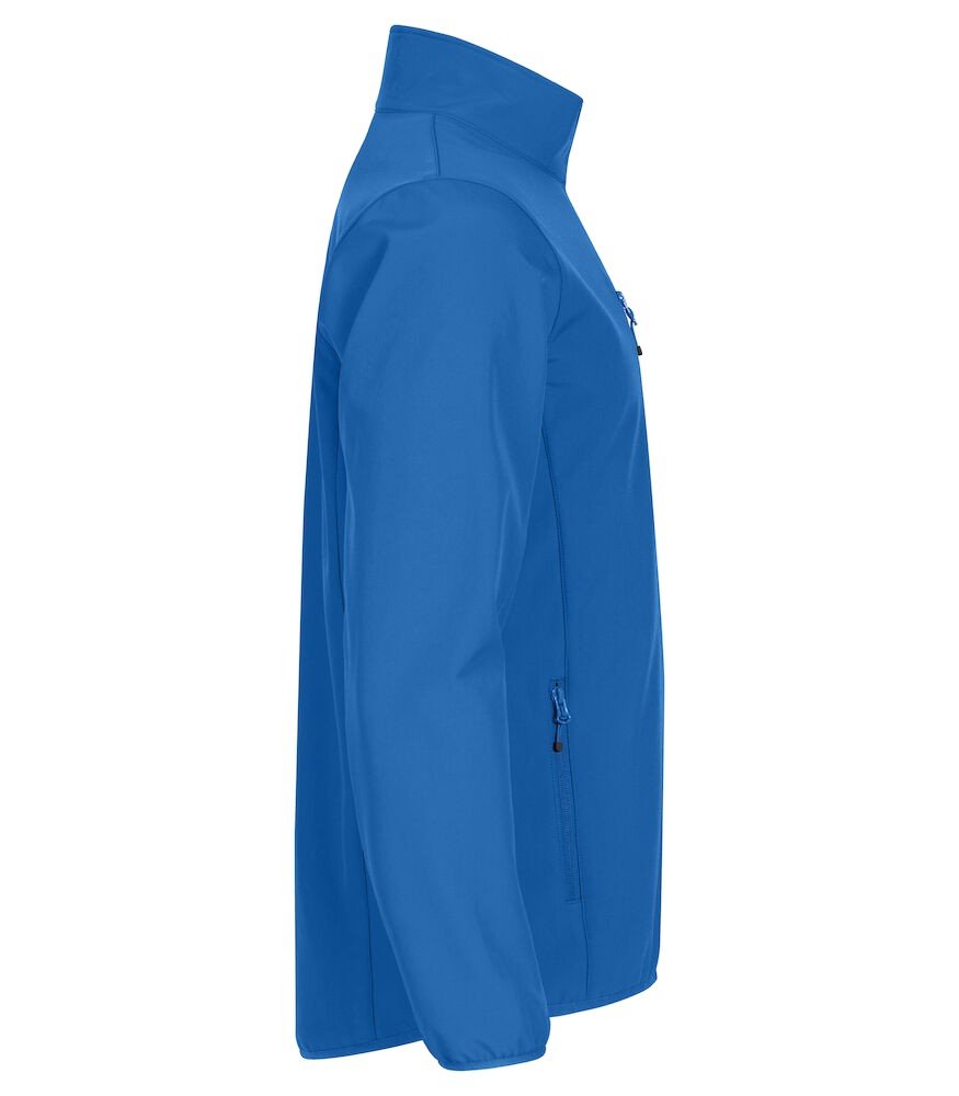 Manteaux Classic Softshell Jacket Clique bleu royal - vue 2