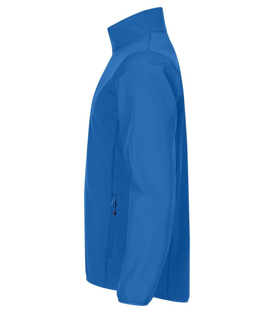 Manteaux Classic Softshell Jacket Clique bleu royal - vue 3