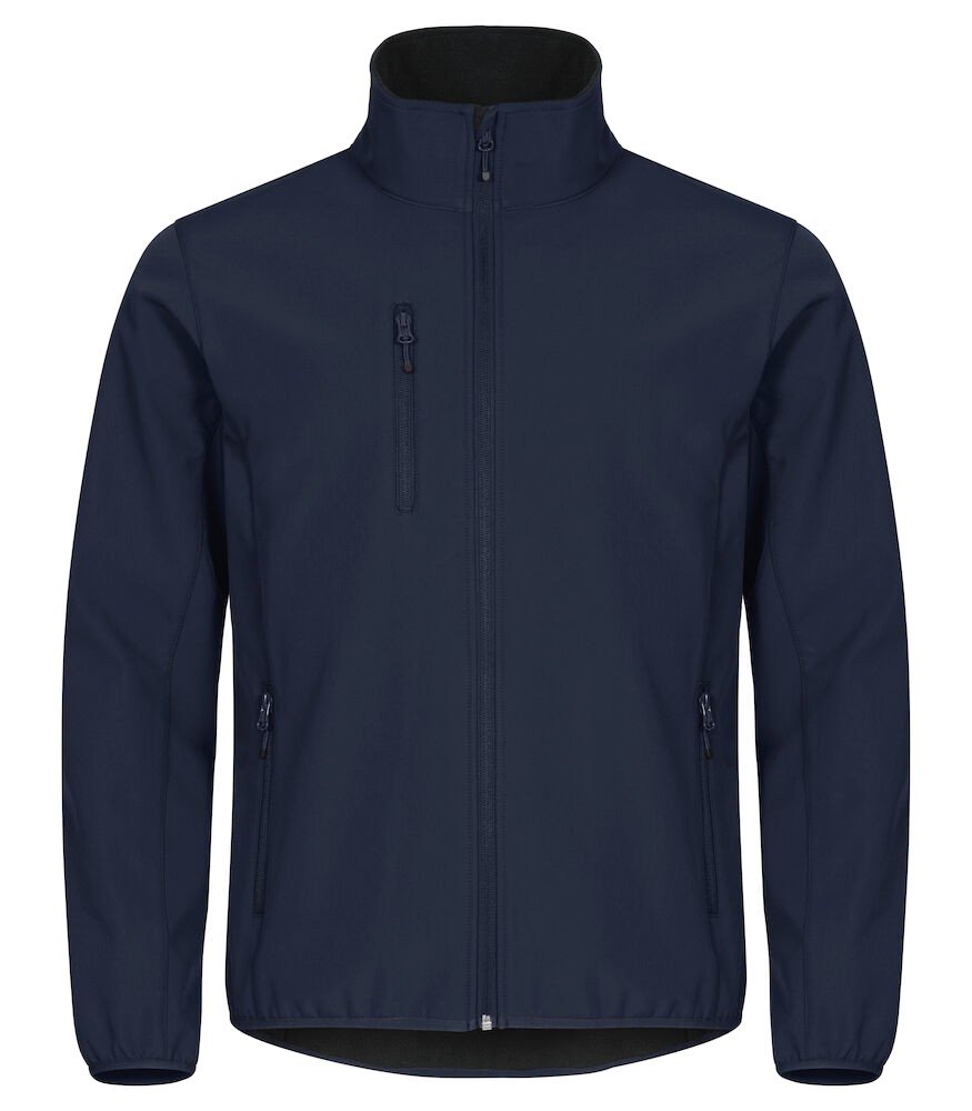 Manteaux Classic Softshell Jacket Clique bleu foncé