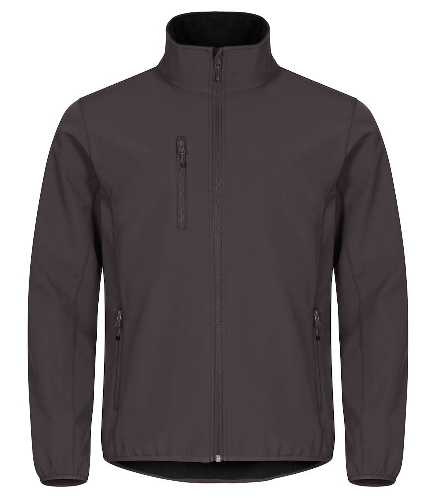 Manteaux Classic Softshell Jacket Clique gris foncé