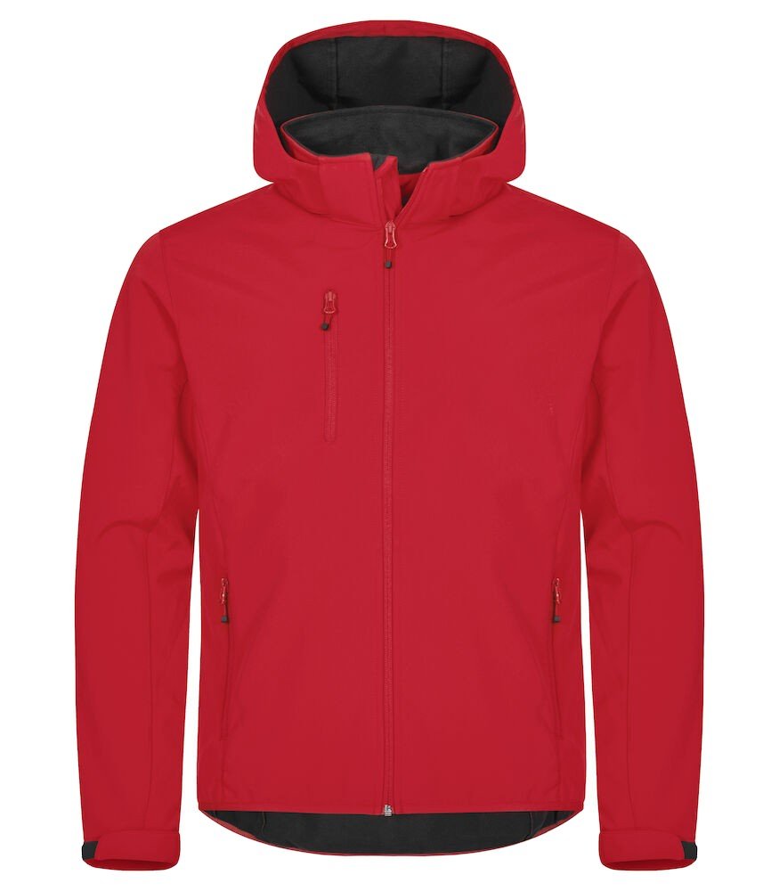 Manteaux Classic Softshell Hoody Clique rouge