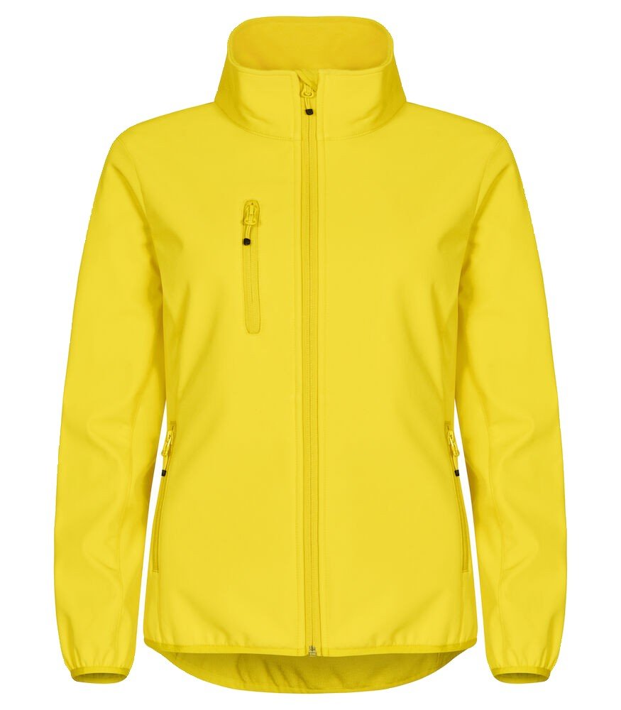 Manteaux Classic Softshell Jacket Women Clique jaune citron