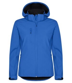 Manteaux Classic Softshell Hoody Women Clique bleu royal