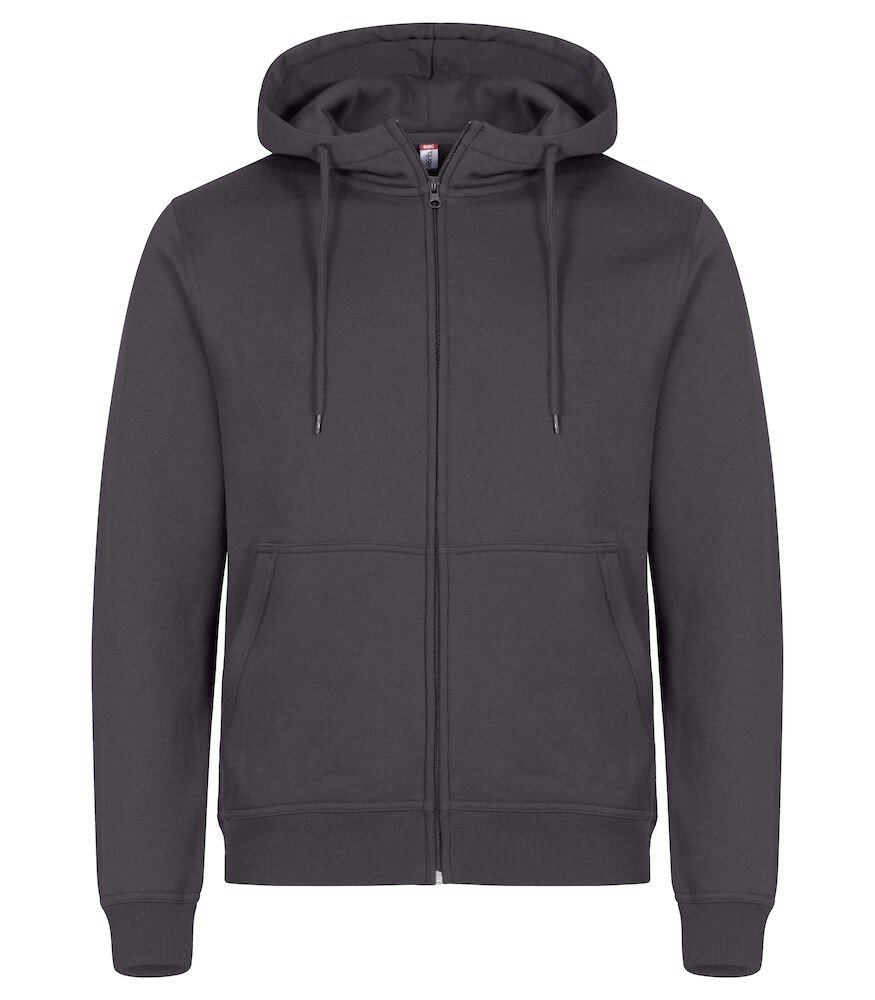 Sweatshirt Miami Hoody FZ Clique gris métal