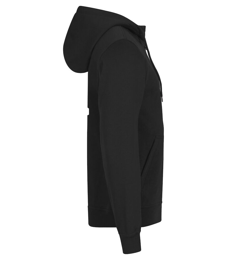 Sweatshirt Miami Hoody FZ Clique noir - vue 2