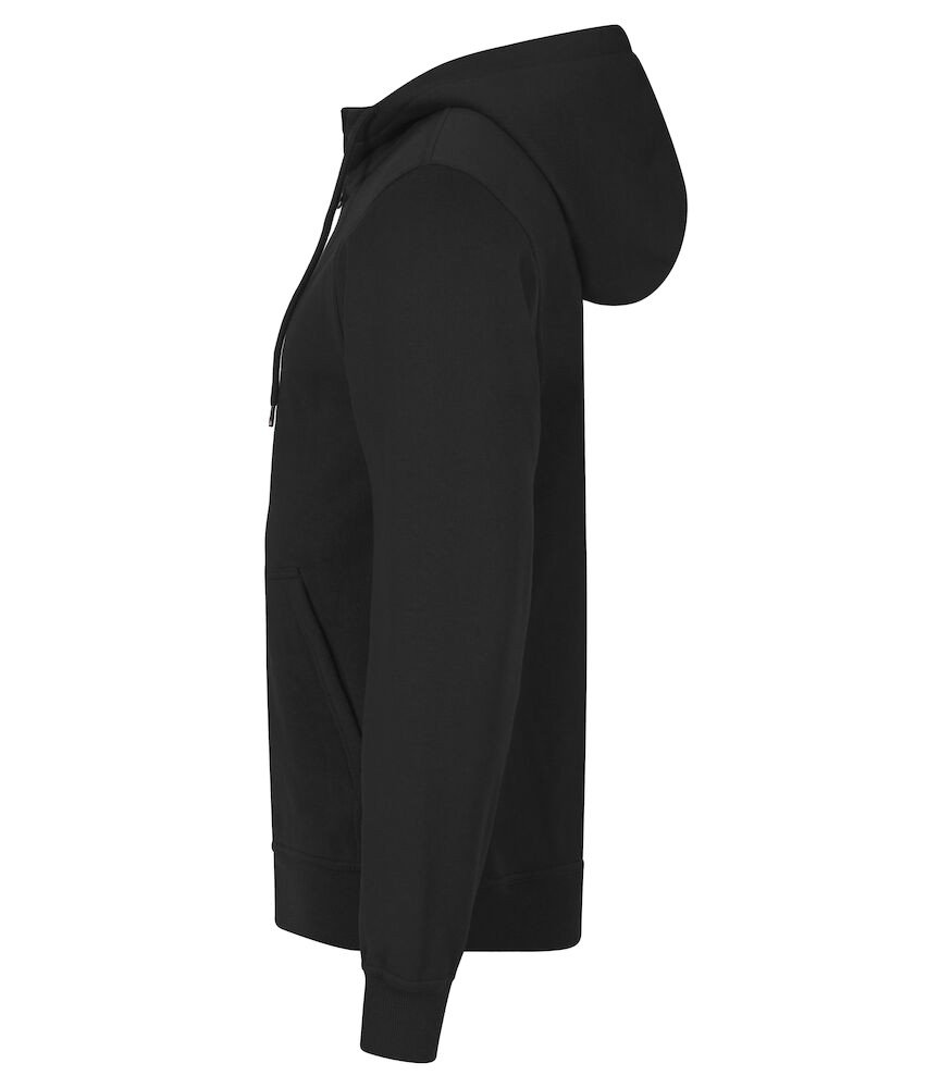 Sweatshirt Miami Hoody FZ Clique noir - vue 3