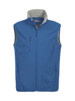 Softshell Basic Softshell Vest Clique bleu royal