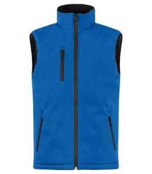 Softshell Padded Softshell Vest Clique bleu royal