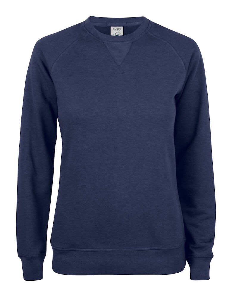 Sweatshirt Premium OC Roundneck Women Clique bleu foncé