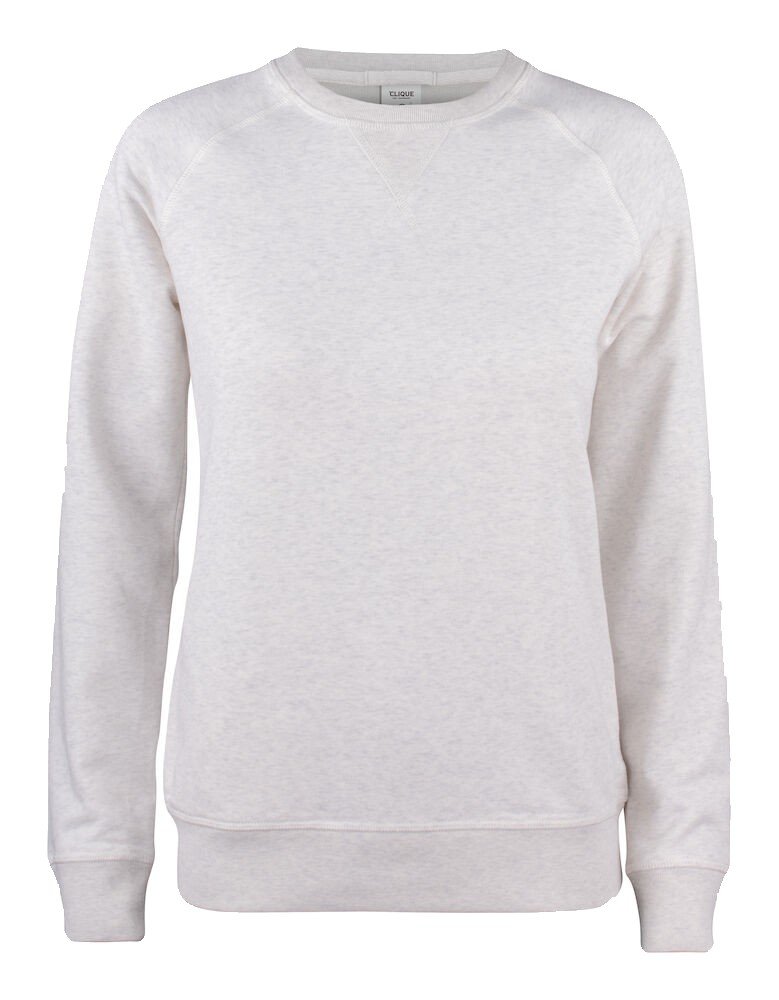 Sweatshirt Premium OC Roundneck Women Clique écru mélange