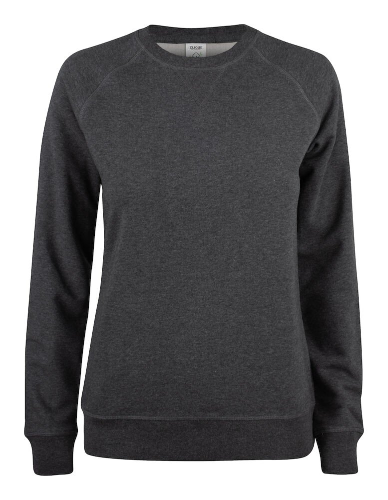 Sweatshirt Premium OC Roundneck Women Clique gris anthracite mélange