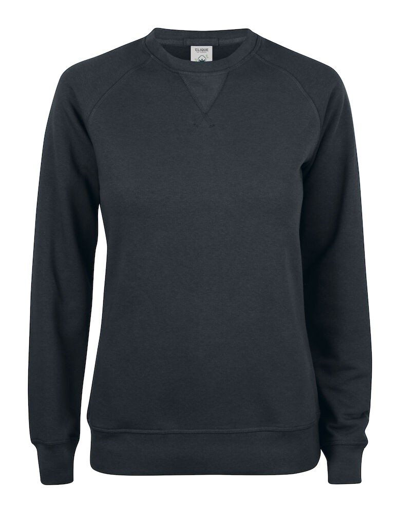 Sweatshirt Premium OC Roundneck Women Clique noir