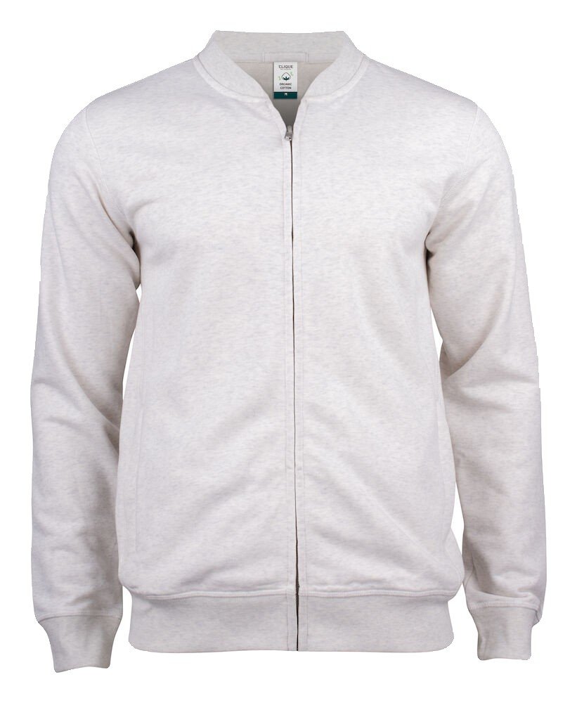Sweatshirt Premium OC Cardigan Clique écru mélange