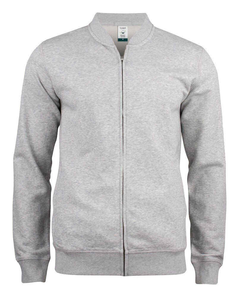 Sweatshirt Premium OC Cardigan Clique gris mélange