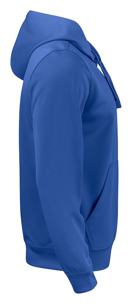 Sweatshirt Basic Active Hoody Clique bleu royal - vue 2